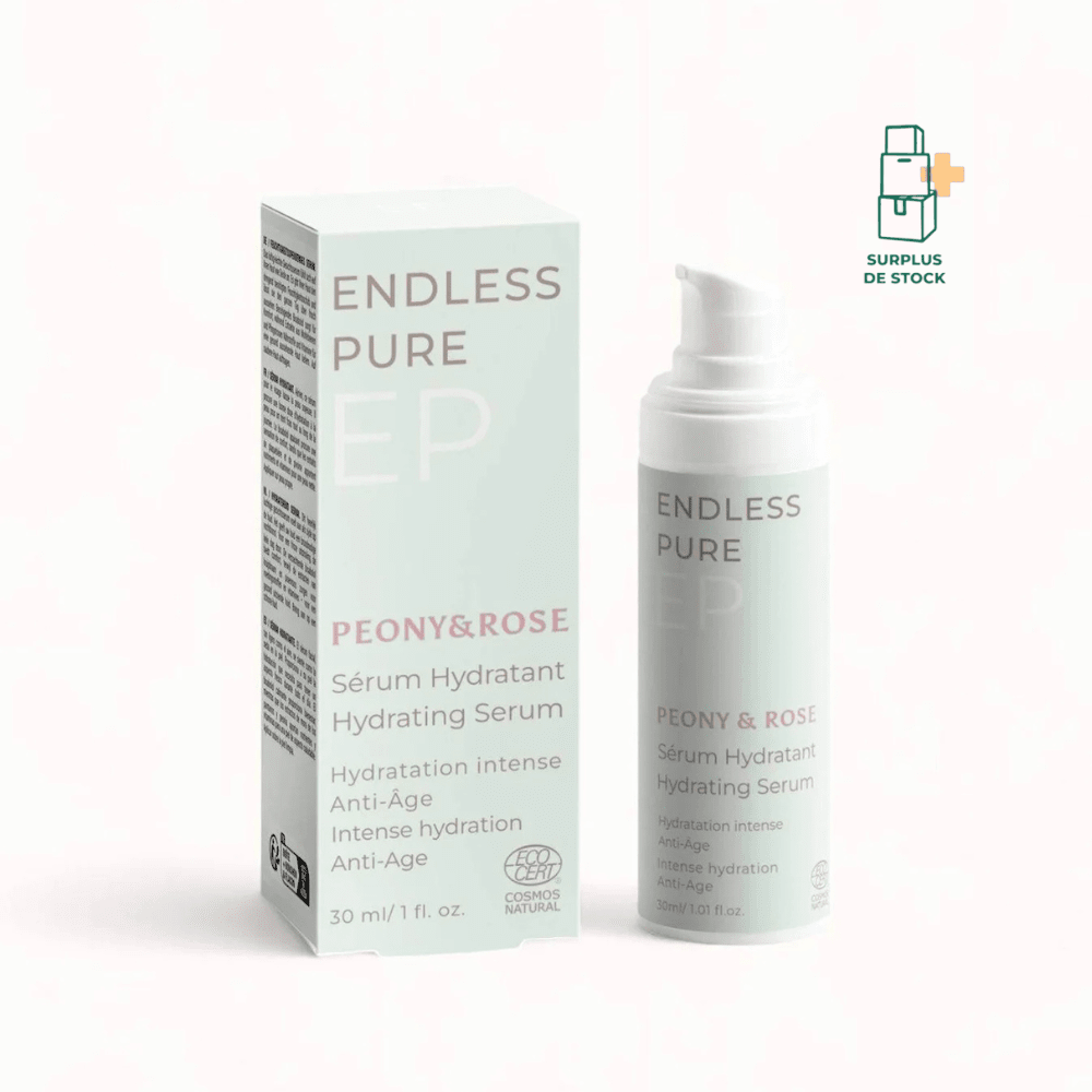 Sérum hydratant anti-âge « Pivoine et Rose » | 8 bienfaits en 1 seul produit Soin Anti-age ENDLESS PURE 30 ml 