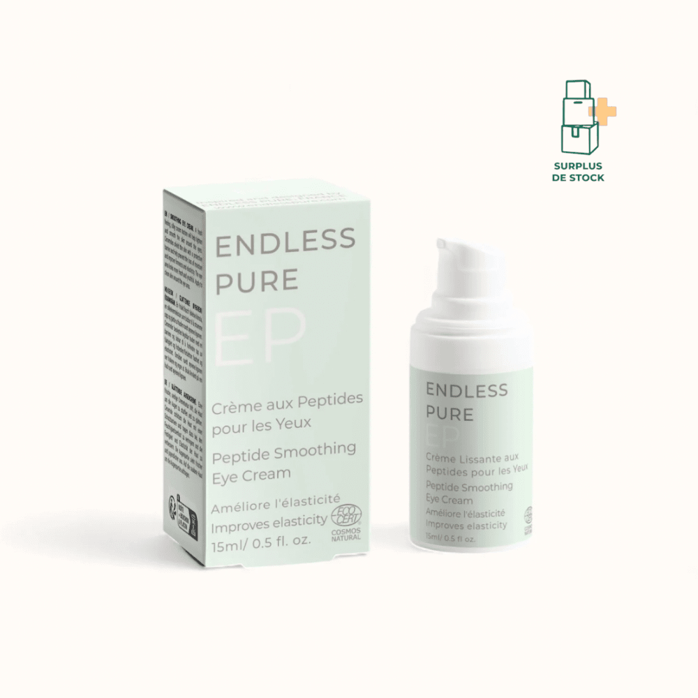 Crème contour des yeux lissante aux peptides Soin Anti-age ENDLESS PURE 15 ml 