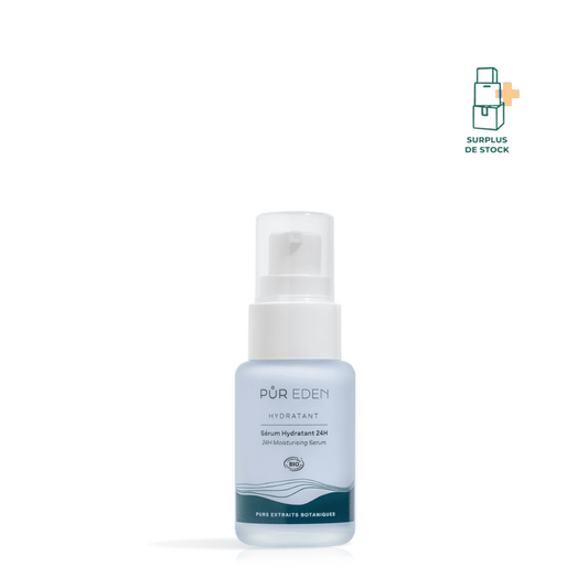 SERUM HYDRATANT 24H Soin Visage Pur Eden 30 ml 