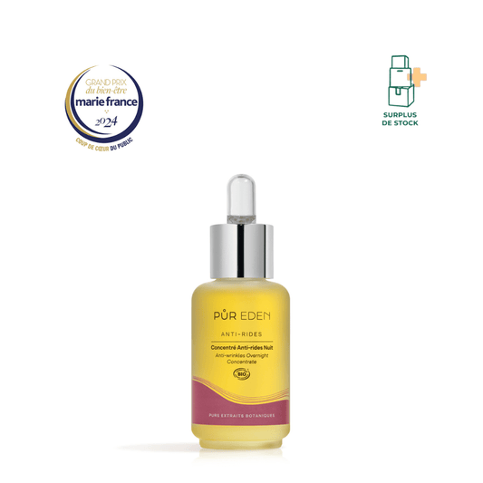 CONCENTRÉ ANTI-RIDES NUIT Soin Visage Pur Eden 30 ml 