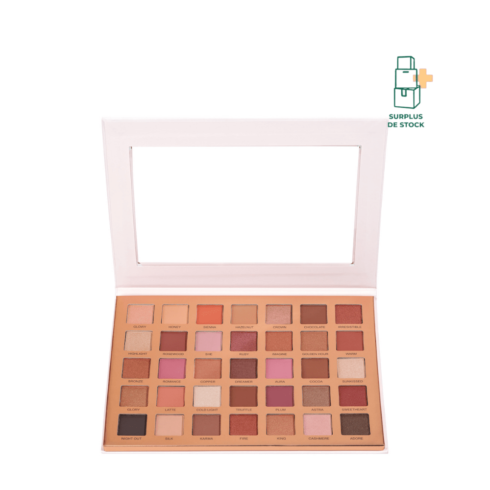 ROSEGLOW PALETTE 35 FARDS MATS Maquillage Jozz Beauty 