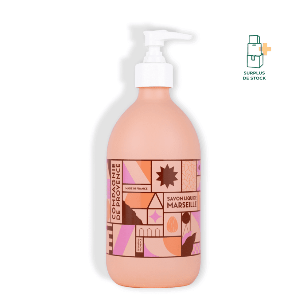 Savon liquide de Marseille Santal Concombre 495ml - Édition Limitée 25 Ans Soin Nettoyant La Compagnie de Provence 450 ml 