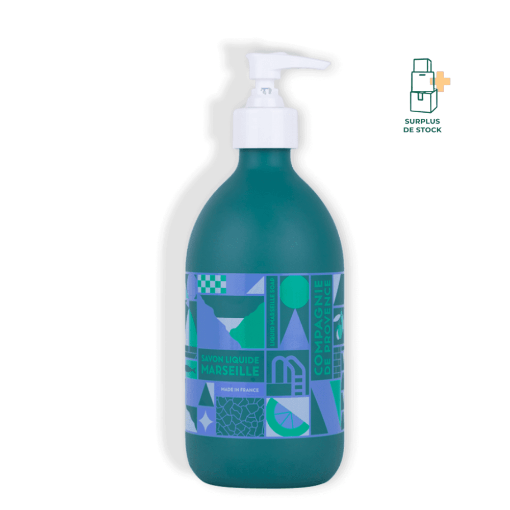 Savon liquide de Marseille Verveine Cédrat 495ml - Édition Limitée 25 Ans Soin Nettoyant La Compagnie de Provence 