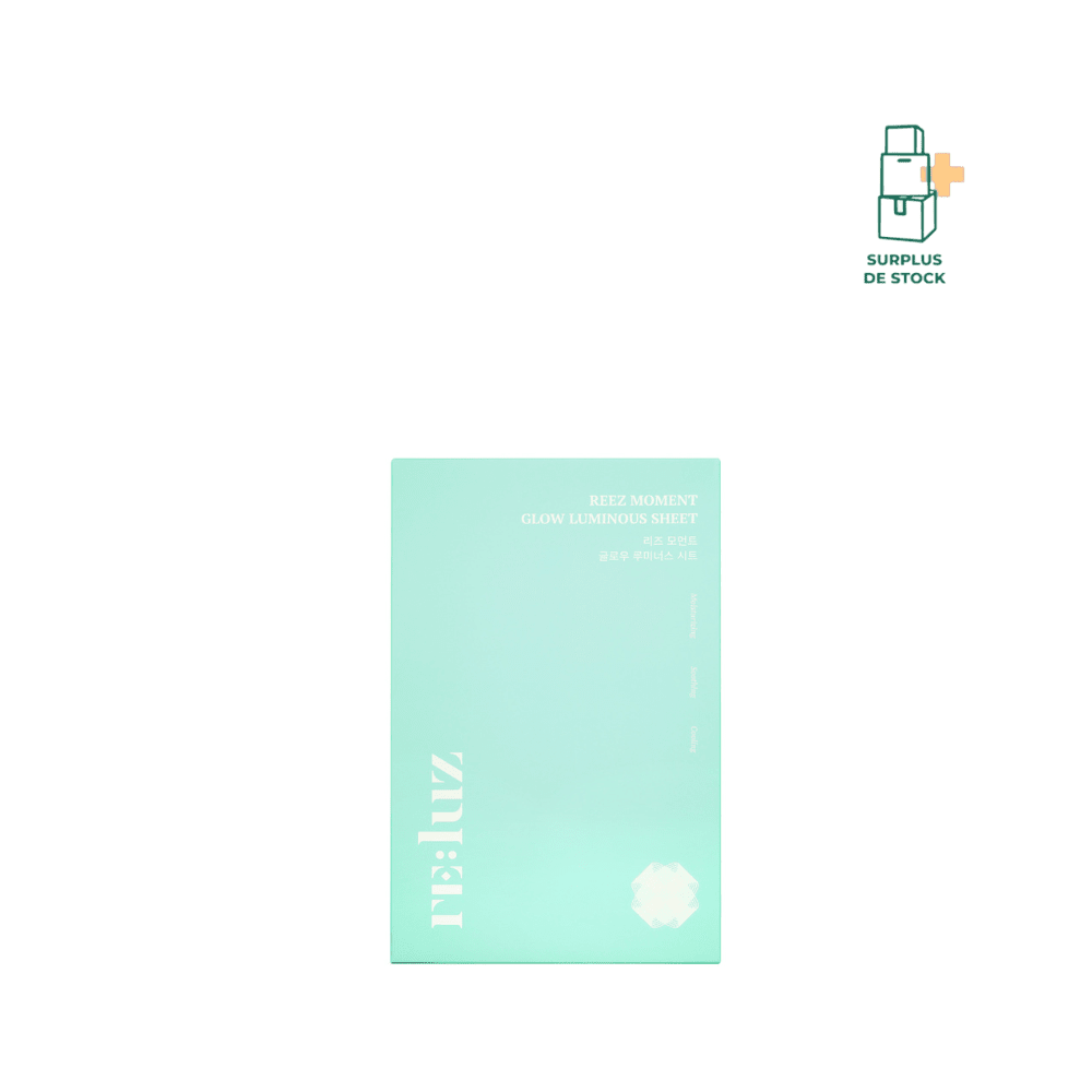 Reez Moment Glow Luminous Sheet Soin Visage Reluz 1 unité 