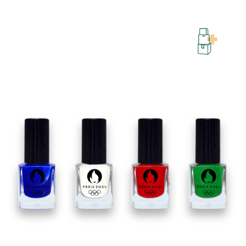 Coffret Vernis à Ongles Passion Paris 2024 Maquillage PARIS 2024 Coffret 4 couleurs 