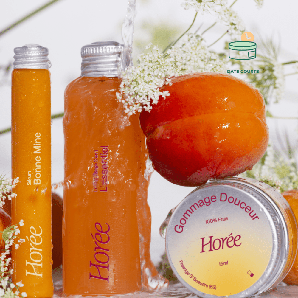 Trio peau éclatante Routine Horée Produits frais : utilisation 2 à 4 mois après ouverture 