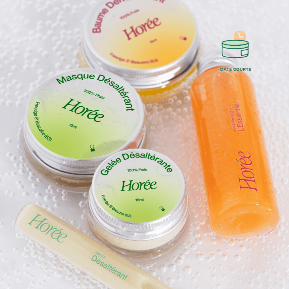 Routine Désaltérante Routine Horée Produits frais : utilisation 2 à 4 mois après ouverture 