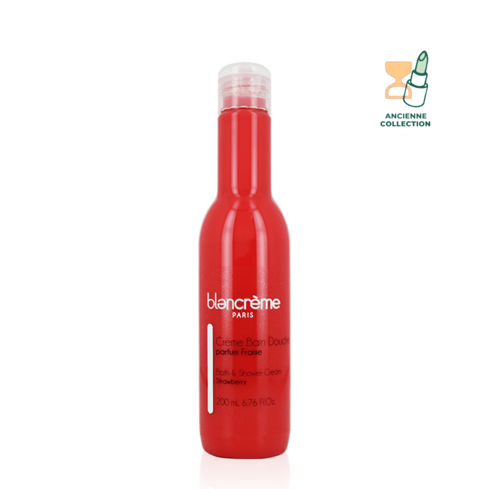 CREME BAIN DOUCHE FRAISE Soin Corps BLANCRÈME 200 ml Parfum Fraise 🍓 