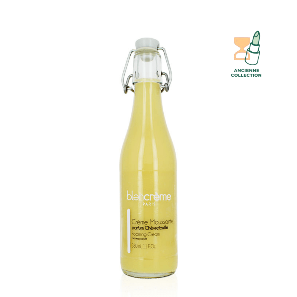 MOUSSE DE BAIN CHEVREFEUILLE Soin corps BLANCRÈME 330 ml Parfum Chèvrefeuille 🌼 