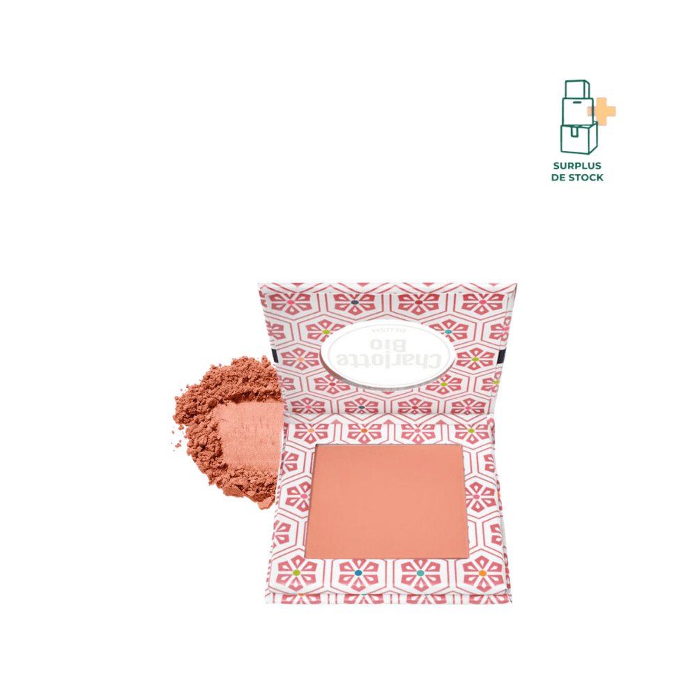 Blush BIo rose corail Maquillage CHARLOTTE BIO 6 g Couleur Corail 