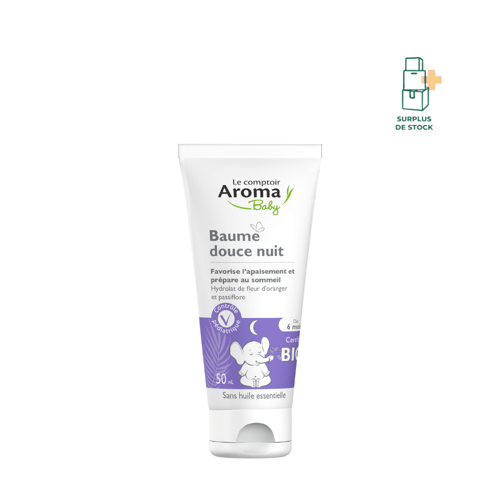 BAUME DOUCE NUIT BEBE Soin Corps Le Comptoir Aroma 50 ml Dès 6 mois 