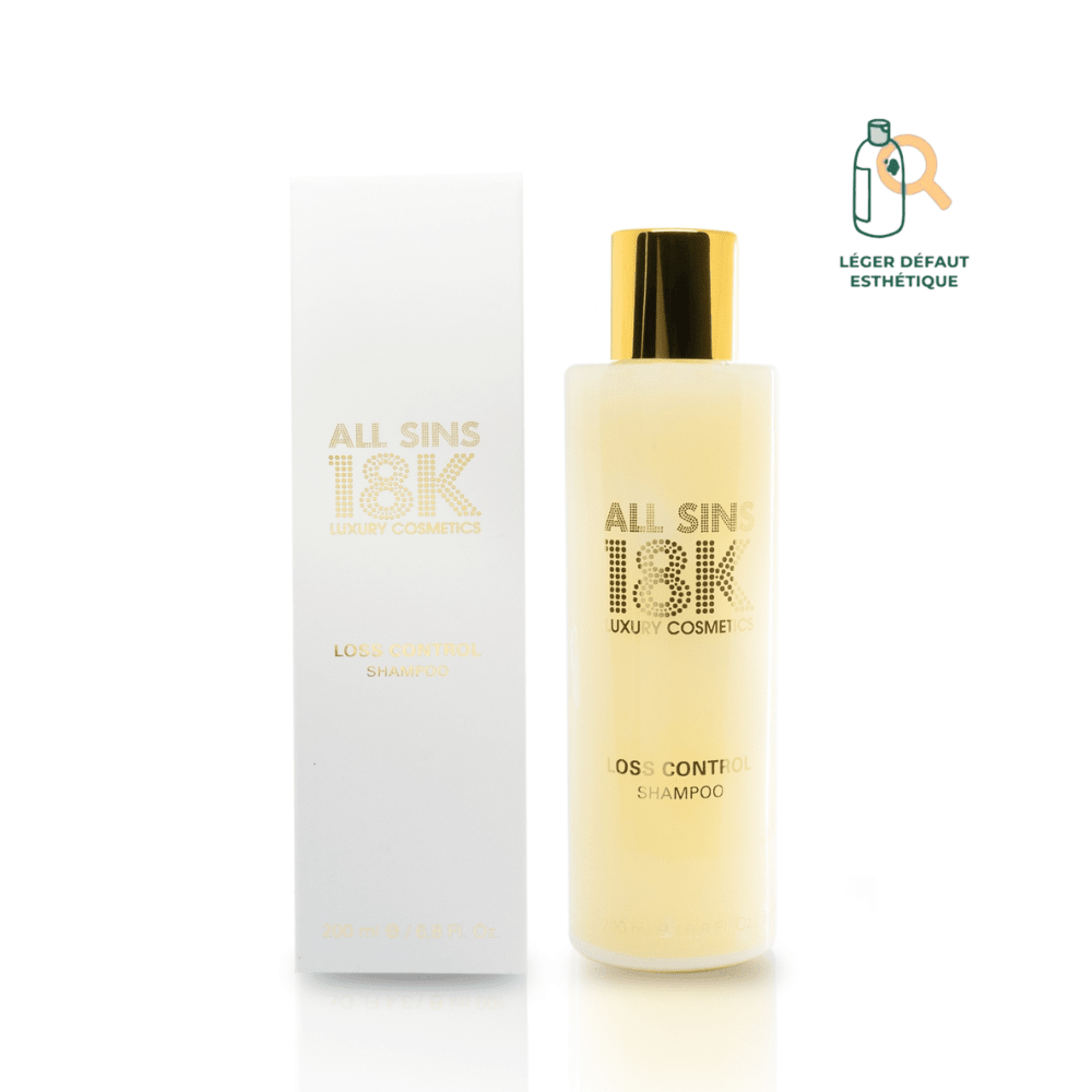 LOSS CONTROL SHAMPOO Soin Capillaire ALL SINS 18K 200 ml Petit défaut esthétique du produit dû à une précipitation 