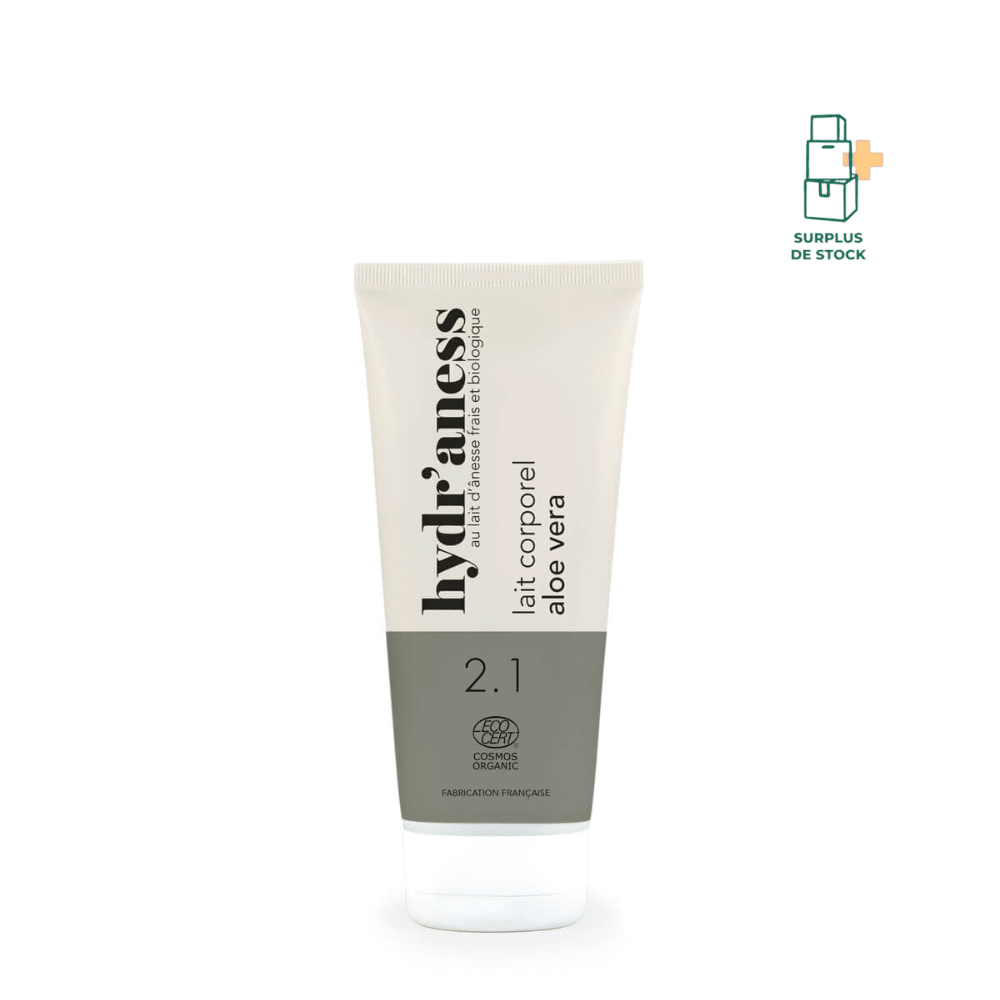 Lait corps hydratant aloe vera certifié bio au lait d'ânesse frais Soin corps Hydr'aness 200 ml 