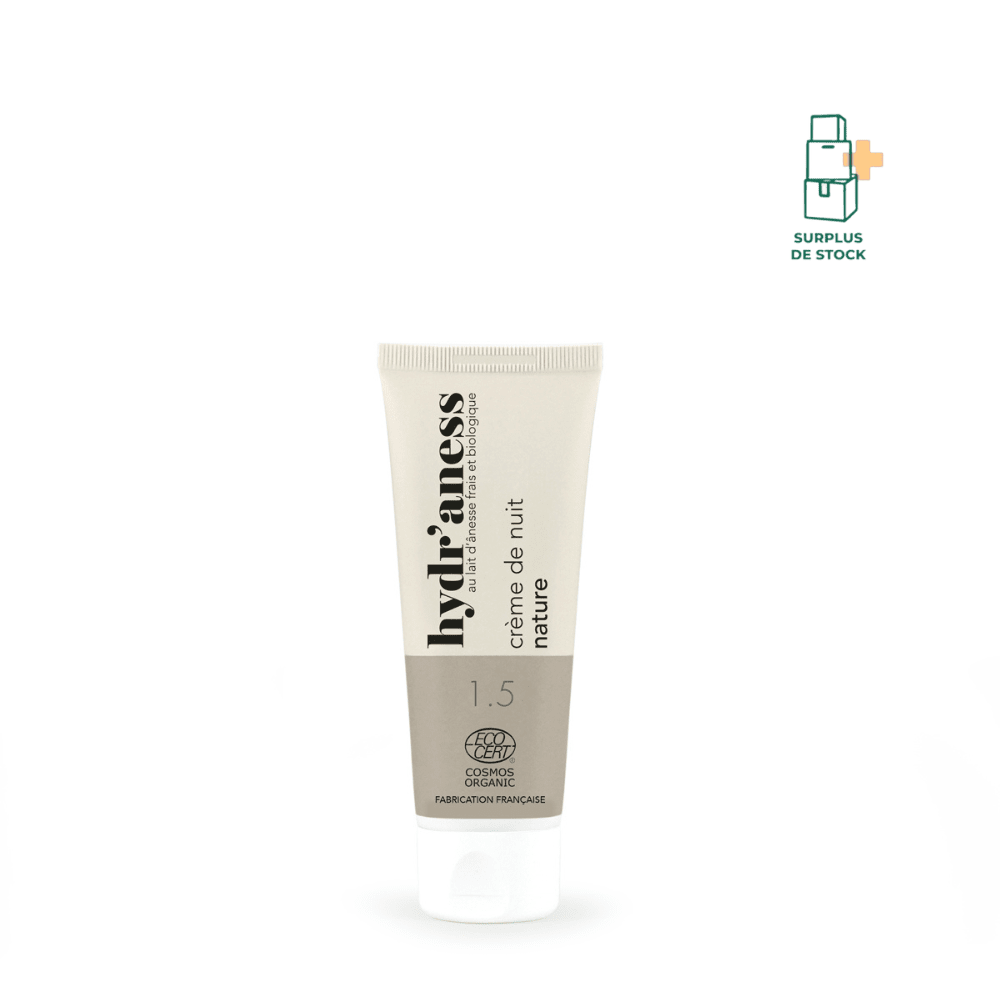 Crème de nuit hydratante certifiée bio au lait d’ânesse Soin Visage Hydr'aness 75 ml 