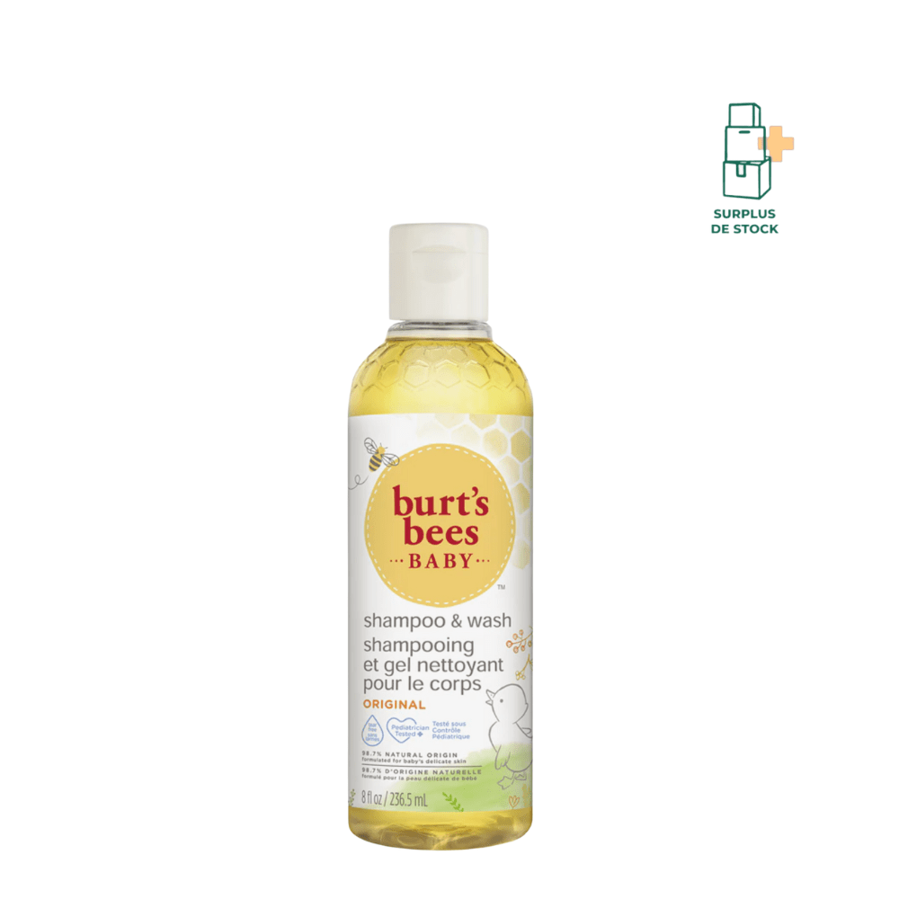 shampoing et gel lavant 2 en 1 à usage quotidien hygiène BURT'S BEES 236 ml 