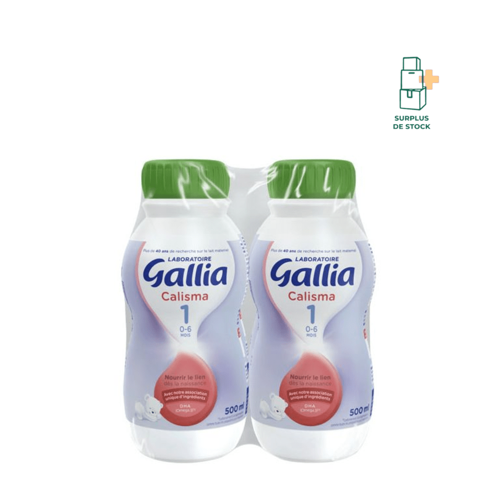 GALLIA CALISMA LAIT 1ER AGE 4X500 ml produit enfant Gallia 4x500 ml À consommer avant le 17 novembre 2025 