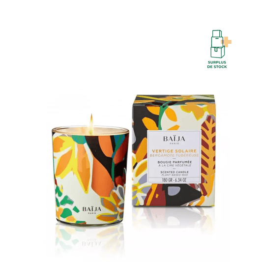 Bougie Vertige Solaire parfum d'ambiance BAÏJA 180 g 