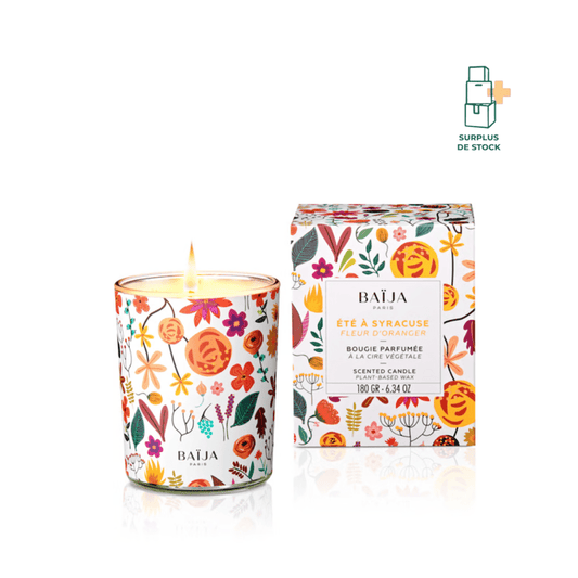 Bougie Été à Syracuse parfum d'ambiance BAÏJA 180 g 
