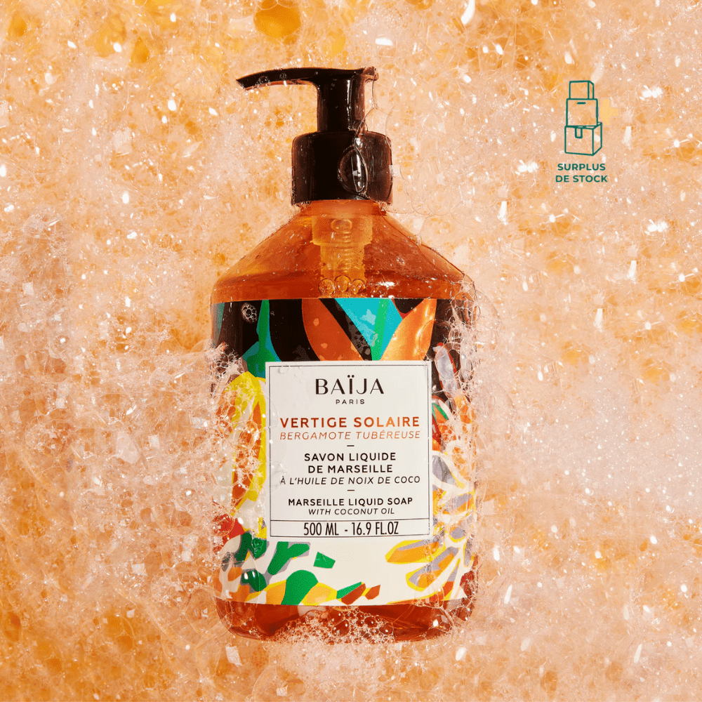 Savon Liquide de Marseille Vertige Solaire hygiène BAÏJA 500 ml 