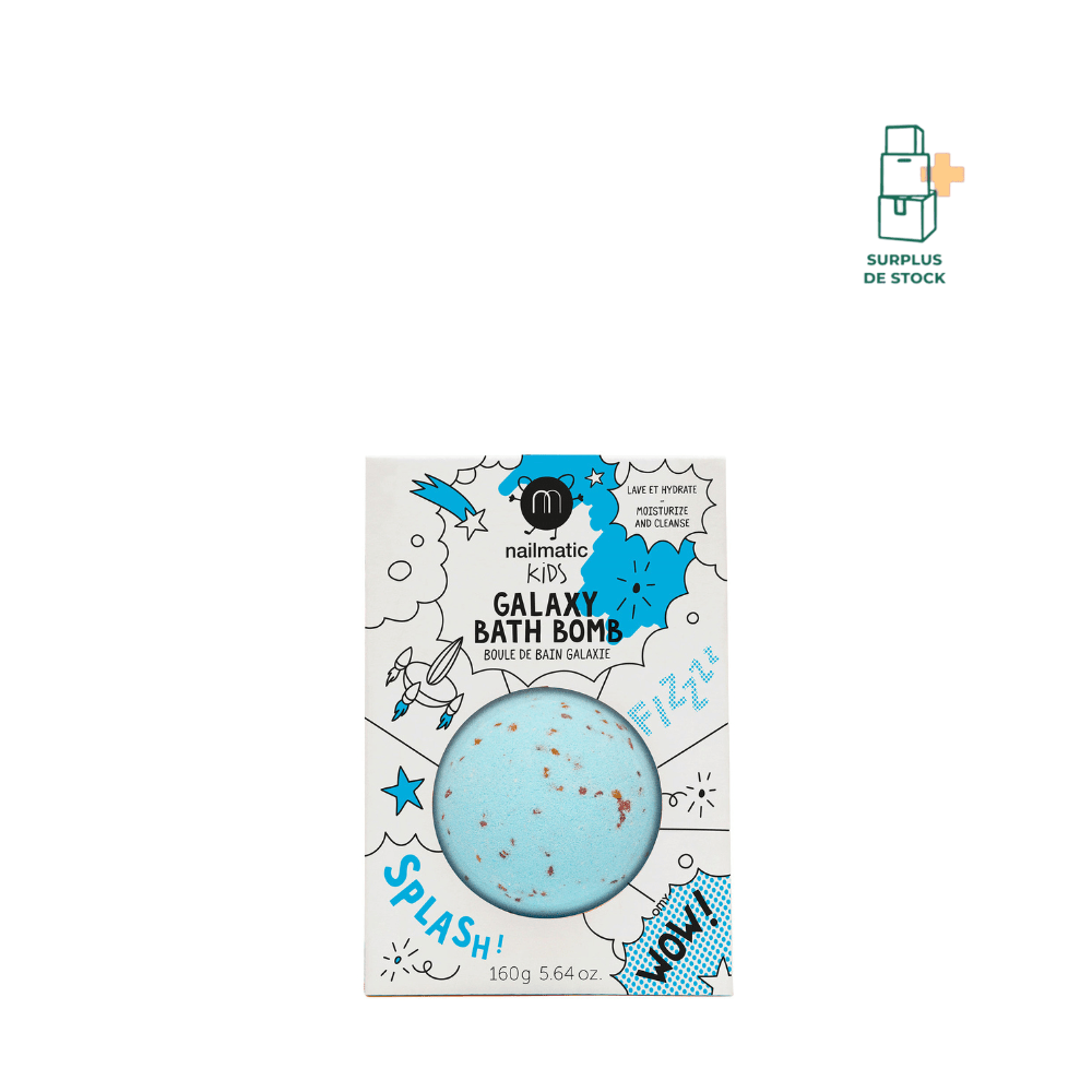 Boule De Bain Galaxy Bleue Soin enfant NAILMATIC 160 g 