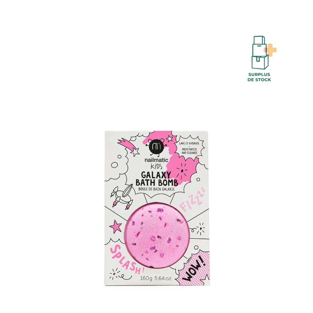 Boule De Bain Galaxy Rose Soin enfant NAILMATIC 160 g 