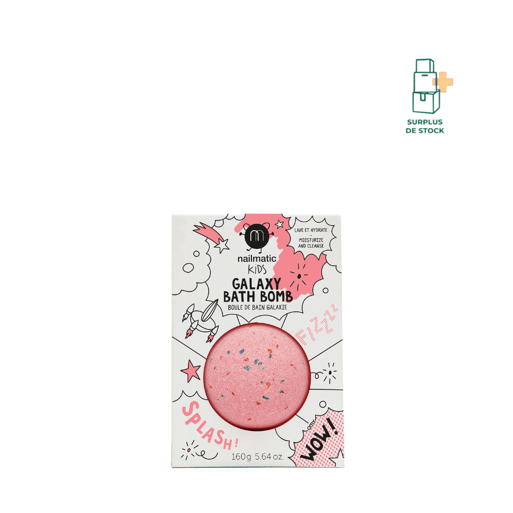 Boule De Bain Galaxy Rouge Soin enfant NAILMATIC 160 g 
