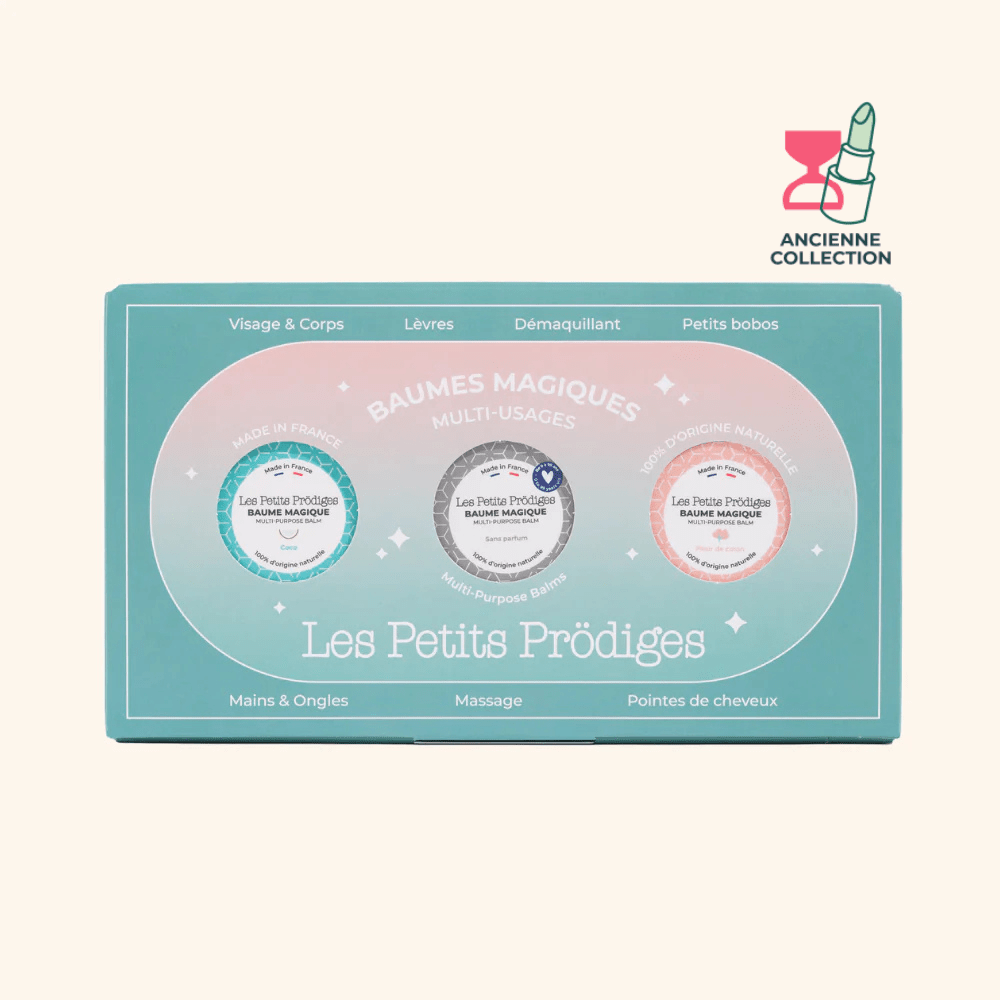 Coffret Trio Baumes Multi-usages Soin Corps Les Petits Prodiges Coffret 3 x 10 ml 