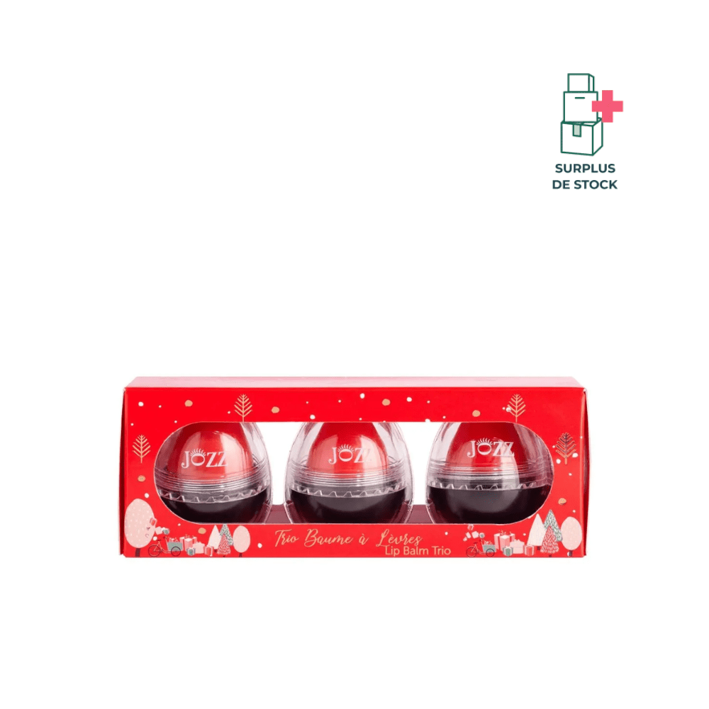 Trio Baumes à Lèvres Hydratants Soin Visage Jozz Beauty x3 