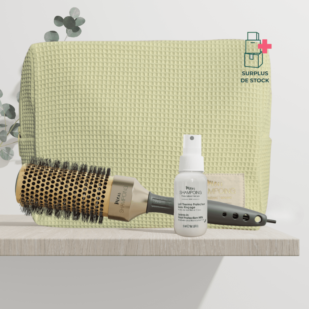 Trousse brushing - Brosse + Mini lait Accessoire Cheveux Mon SHAMPOING 