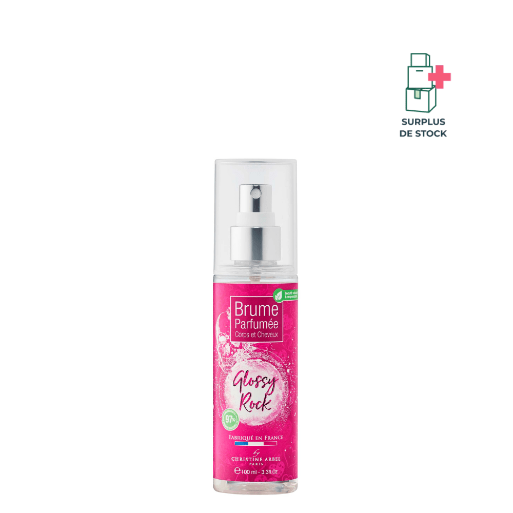 CHRISTINE ARBEL - Brume Corps et Cheveux GLOSSY ROCK Parfum Compagnie Européenne des Parfums Flacon 100 ml - Fruité & Vanillé 