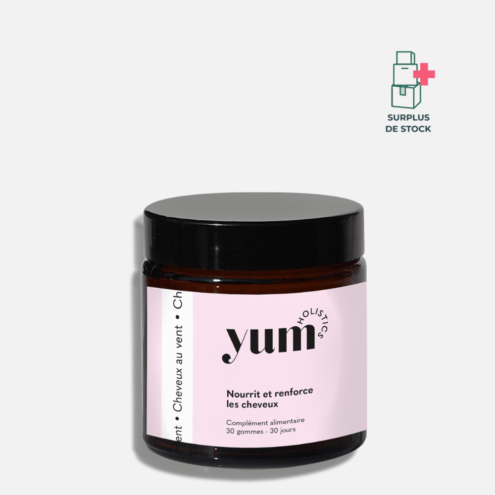 GUMMIES CHEVEUX AU VENT - Nourrit et renforce les cheveux Complément Alimentaire YUM HOLISTICS Cure 30 jours 