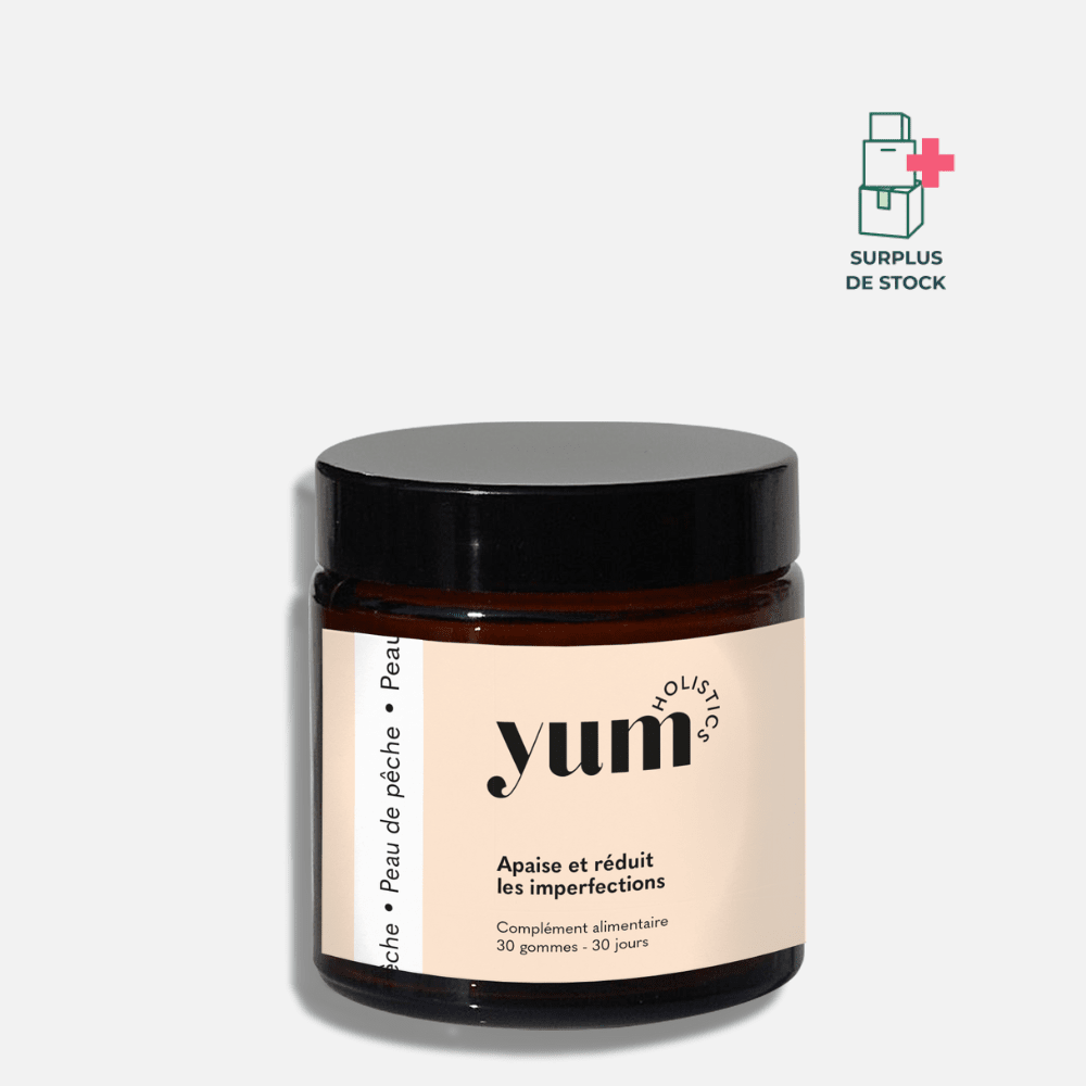 GUMMIES PEAU DE PÊCHE - Apaise et réduit les imperfections Complément Alimentaire YUM HOLISTICS Cure 30 jours 