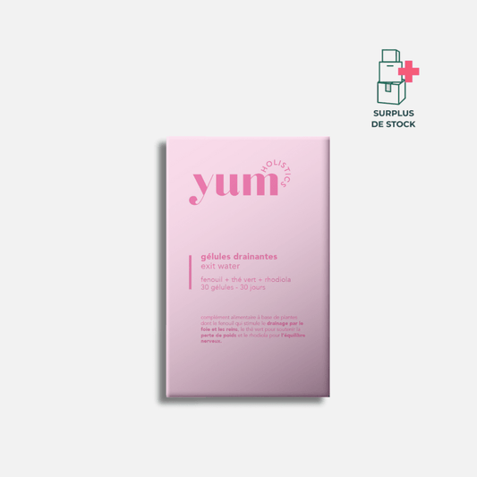 gélules drainantes - exit water Complément Alimentaire YUM HOLISTICS Cure 30 jours 