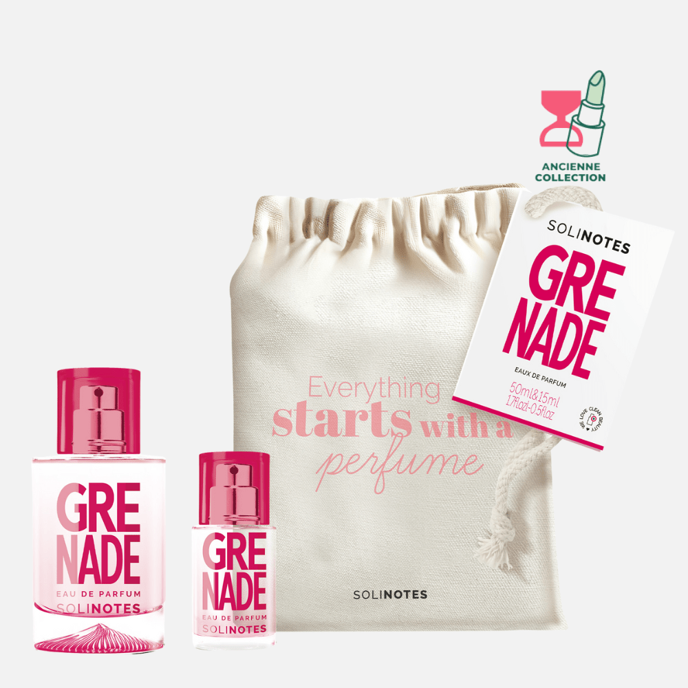POCHON GRENADE Parfum SOLINOTES Pochon duo Grenade 