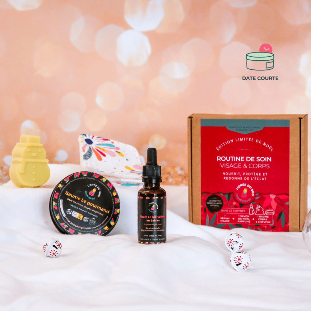 Coffret routine soin visage et corps Soin Corps L'orée du sud Coffret de noël routine complète II DDM : 03/2026 
