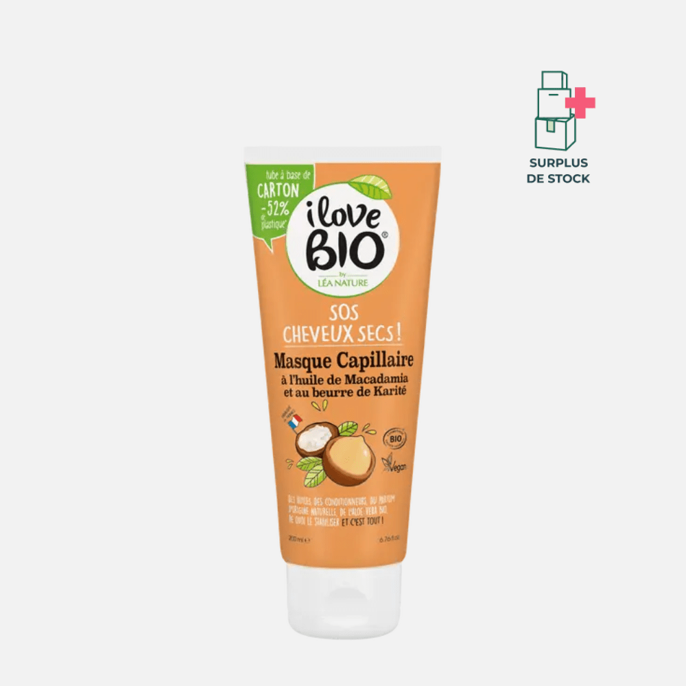 Masque SOS Cheveux Secs Soin Capillaire I LOVE BIO 250 ml 
