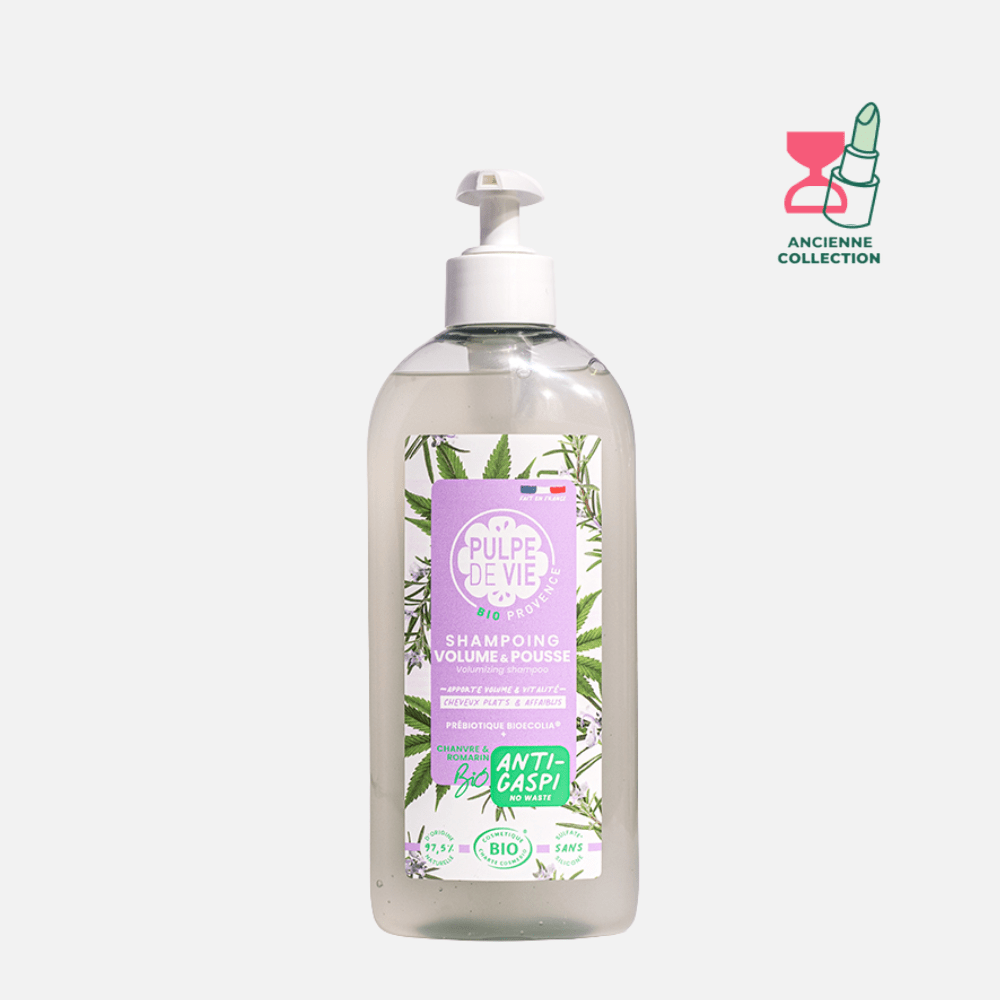 SHAMPOING FORTIFIANT VOLUME ET POUSSE Soin Capillaire Pulpe de Vie 400 ml 