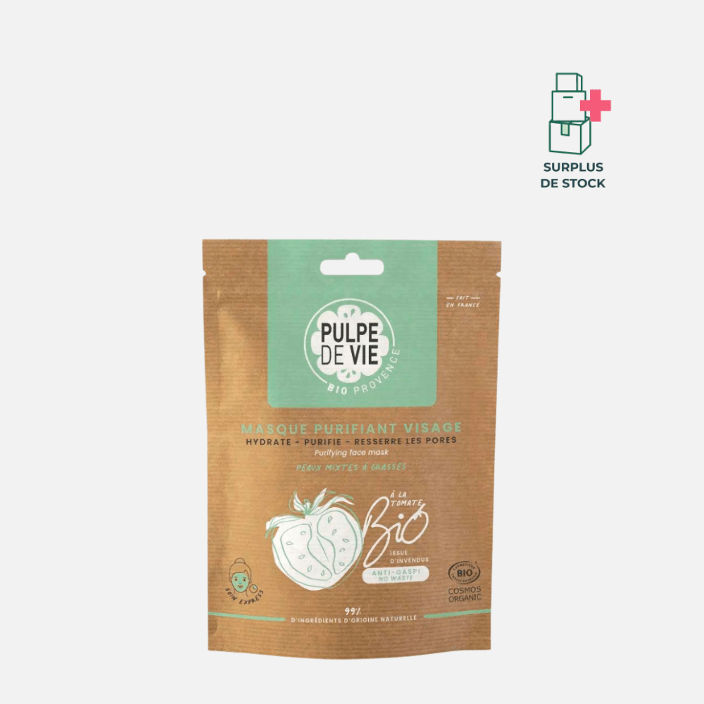 MASQUE EN TISSU PURIFIANT Soin Visage Pulpe de Vie Masque Purifiant 