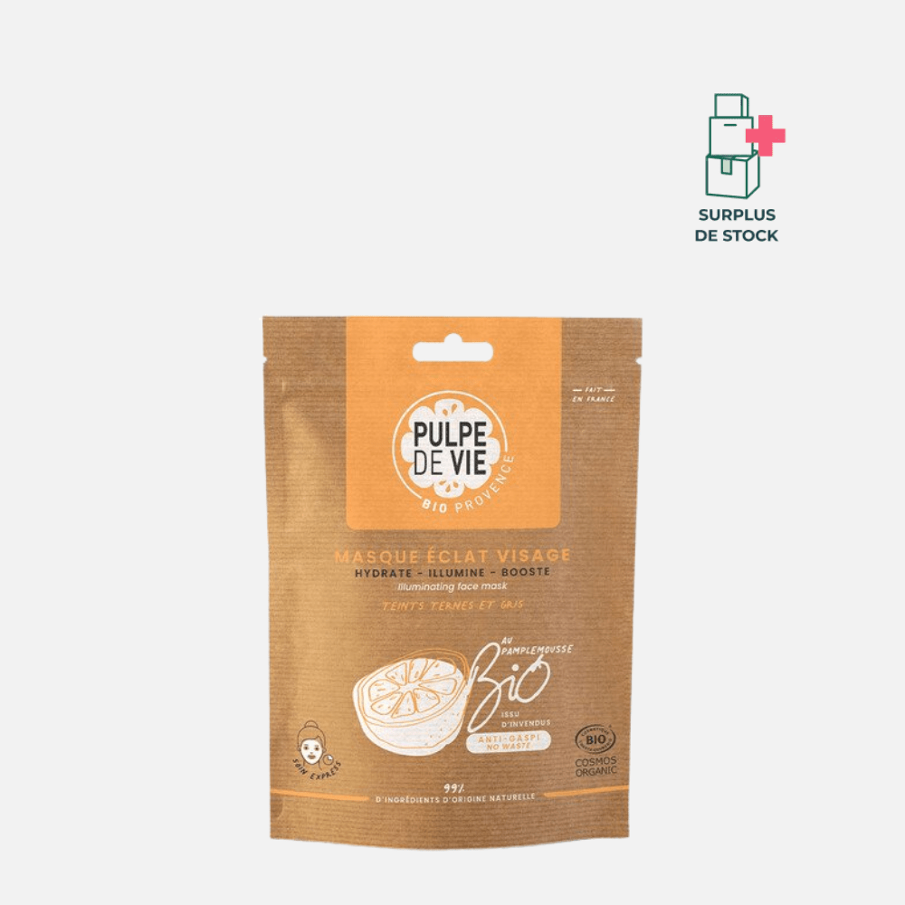 MASQUE EN TISSU ECLAT Soin Visage Pulpe de Vie Masque Éclat 