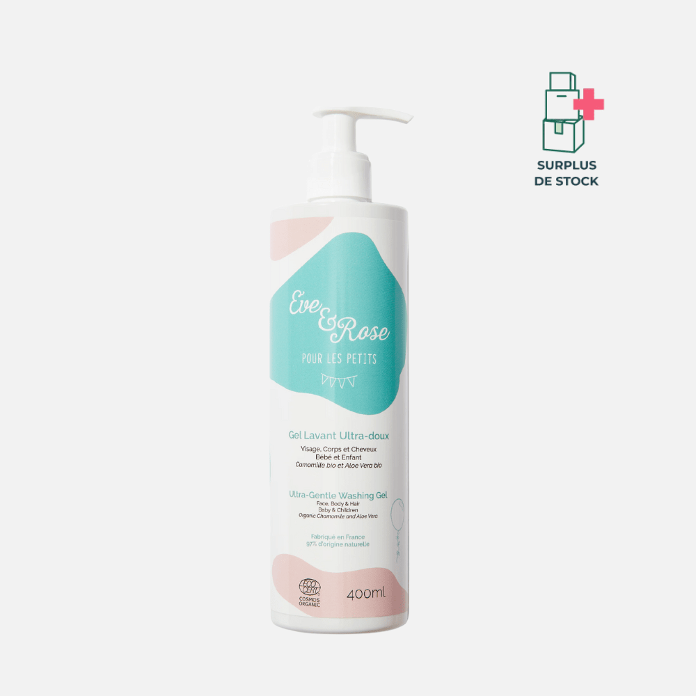 Gel lavant ultra doux bébé certifié bio Soin Corps EVE ET ROSE 400 ml 