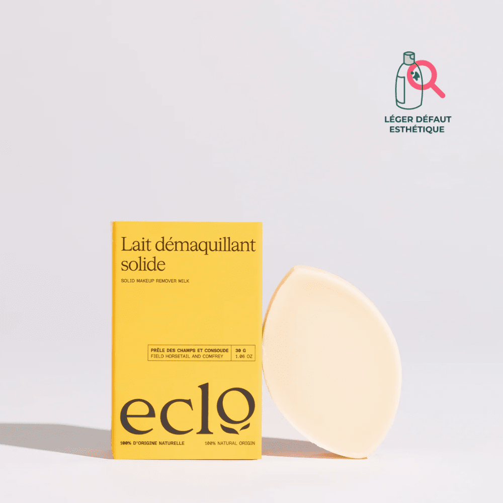 Lait démaquillant solide Soin Visage Eclo 30 g - Etui imparfait 