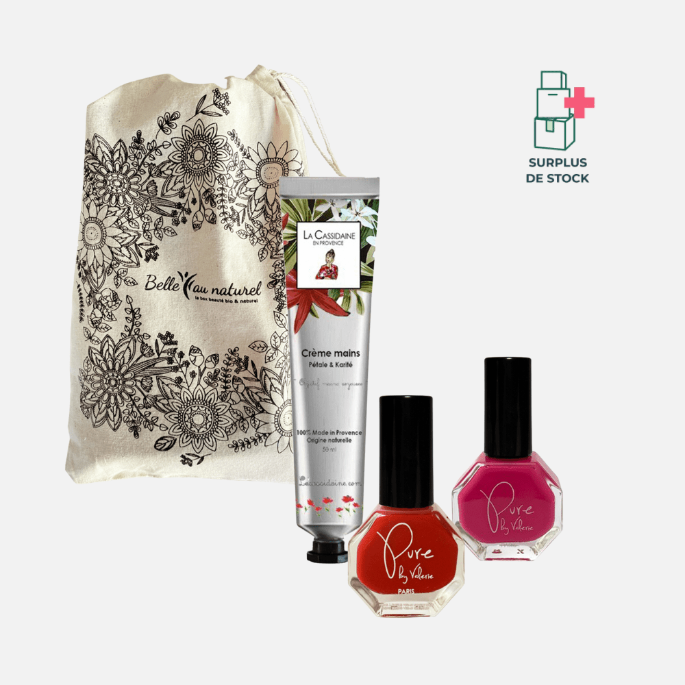 Coffret beauté naturel des ongles Box Beauté Belle au Naturelle Coffret duo maquillage 