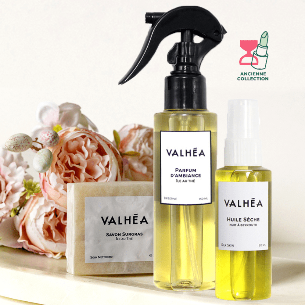 Coffret Essentiel - Huile, parfum d'ambiance et savon artisanal Soin Corps VALHÉA Coffret purifiant Nettoyant & exfoliant 