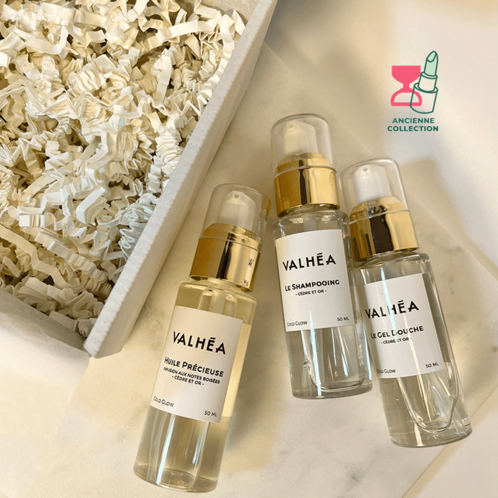Coffret corps et cheveux - A la poudre d'or 18k Soin Corps VALHÉA Coffret corps et cheveux 