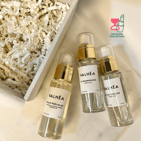 Coffret corps et cheveux - A la poudre d'or 18k Soin Corps VALHÉA Coffret corps et cheveux 