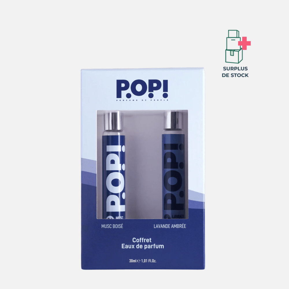 Coffret Chill & Élégance - Musc Boisé & Lavande Ambrée Parfum POP! Coffret 2x30 ml - Oriental Épicé 