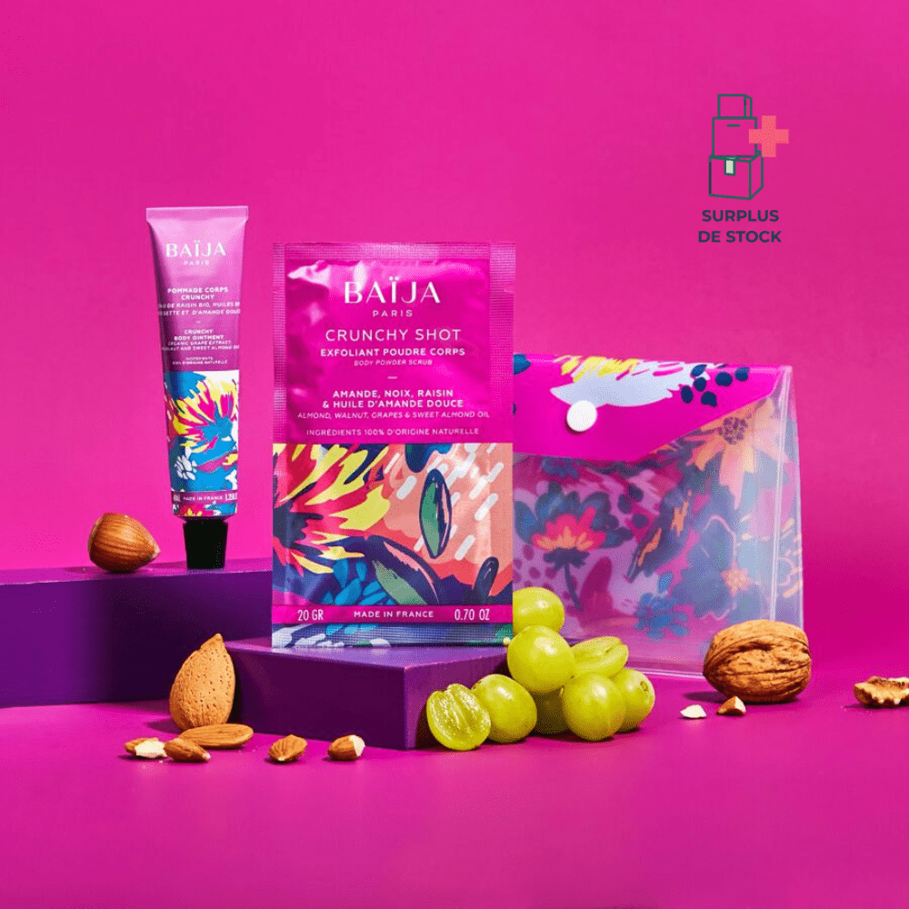 Crunchy- Kit de Voyage 2 Produits Kit de Voyage Soin Corps BAÏJA Set de voyage 