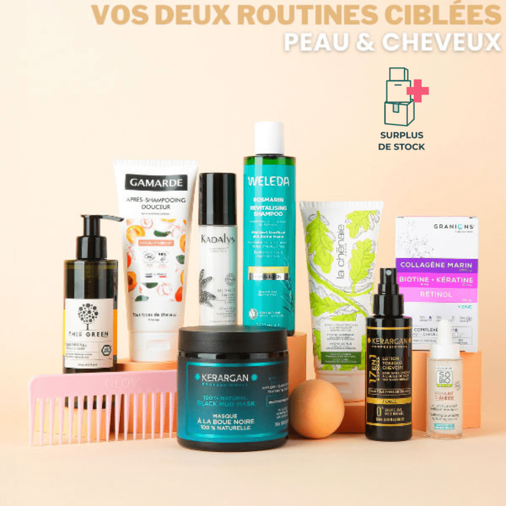 Box Avantages Peau Saine et Cheveux Forts Box Beauté MY BEAUTY FACTORY Box Peau Saine et Cheveux Forts 
