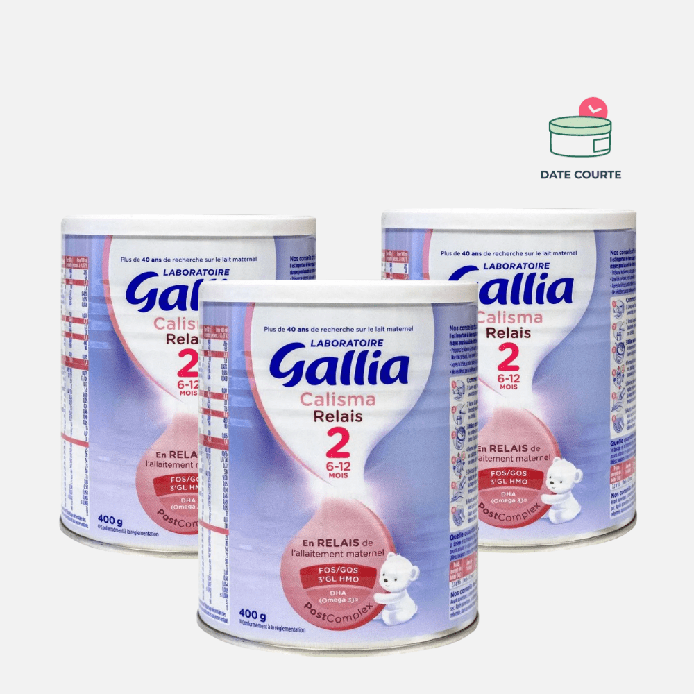 Gallia Relais 2ème âge - 400g produit enfant Gallia 3x400g - À consommer avant le 26 février 2026 