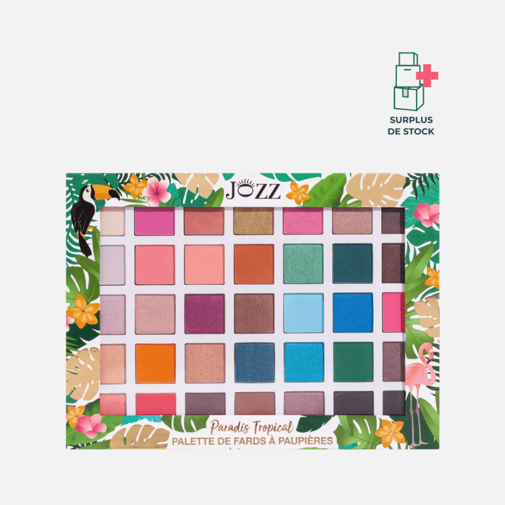 Palette Paradis Tropical - 35 Fards à Paupières Maquillage Jozz Beauty Palette 35 teintes 
